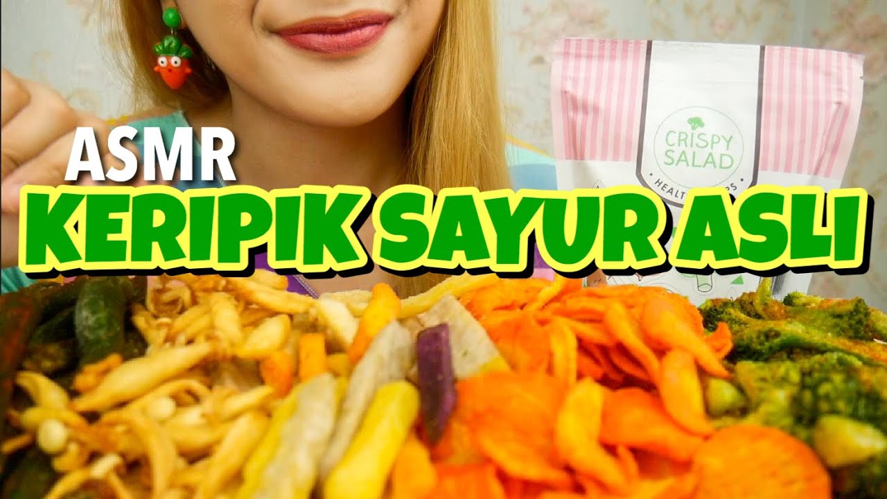 ASMR SAYURAN ASLI BERUBAH JADI KERIPIK | ASMR Indonesia