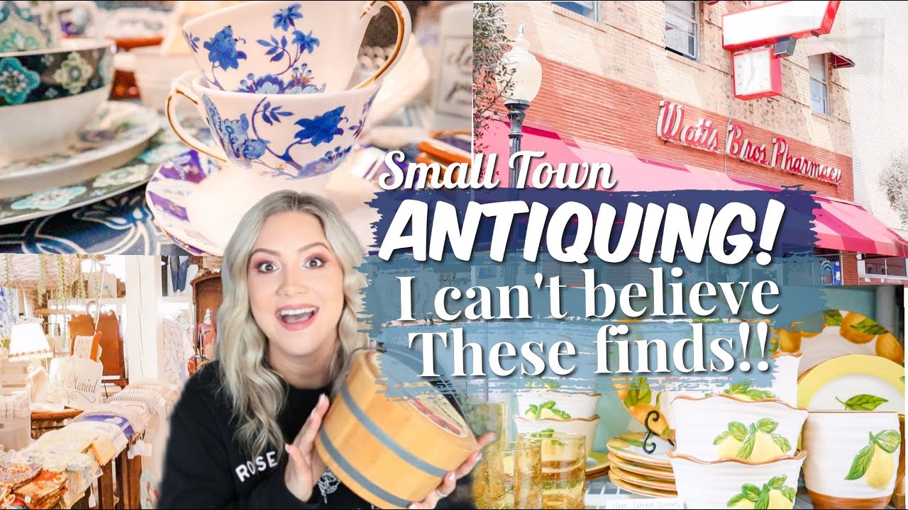 ANTIQUING and DECOR HAUL! Texas Small Town shops