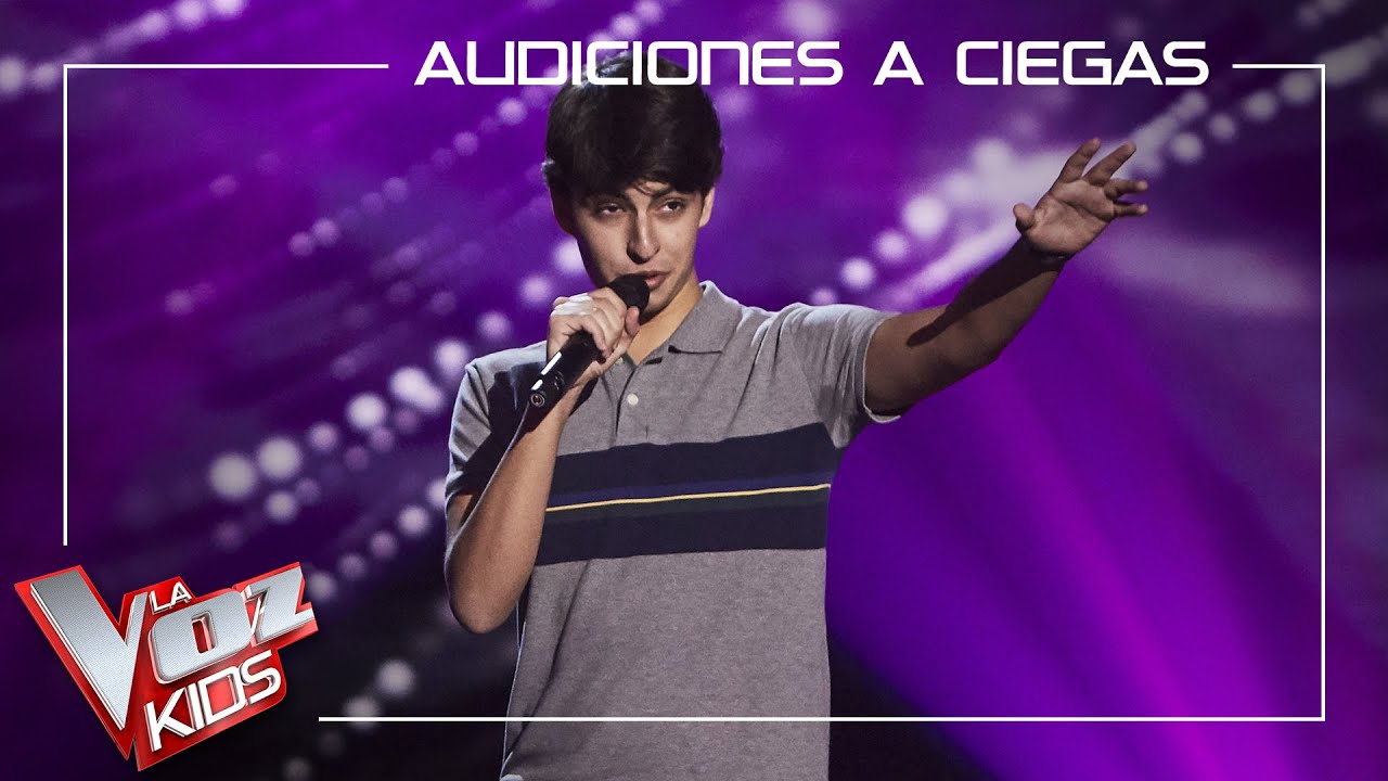 Alejandro Guti&eacute;rrez canta 'Fly me to the moon' | Audiciones a ciegas | La Voz Kids Antena 3 2021