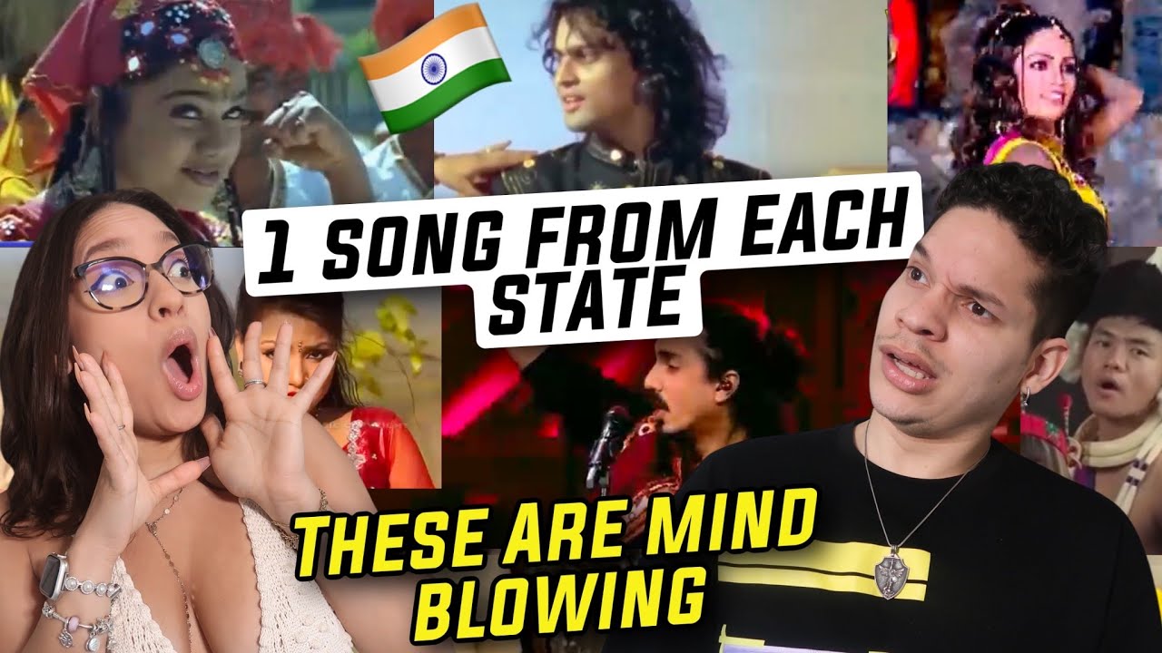 Latinos react to 'The Most Iconic songs of each Indian State EVER'