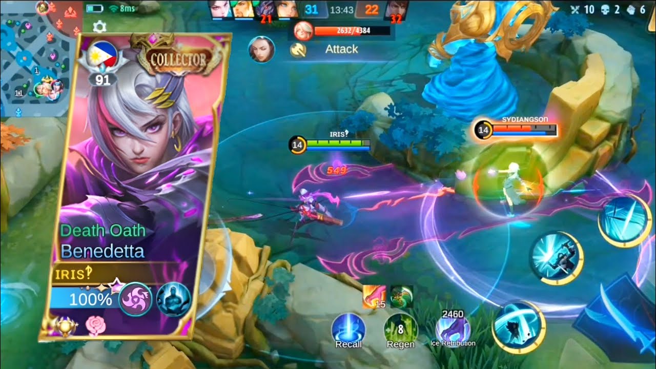 Benedetta Highlights #1 Let's dance with blades! | Mobile Legends