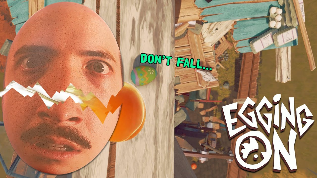 ONE FALL AND IT'S  O V E R 🥚 | Egging On - Part 2