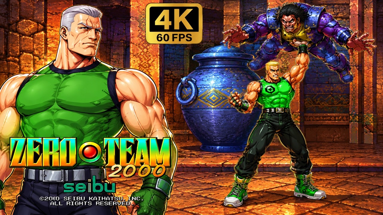 Zero Team 2000 - Big.O [Arcade / 1993] 4K 60FPS