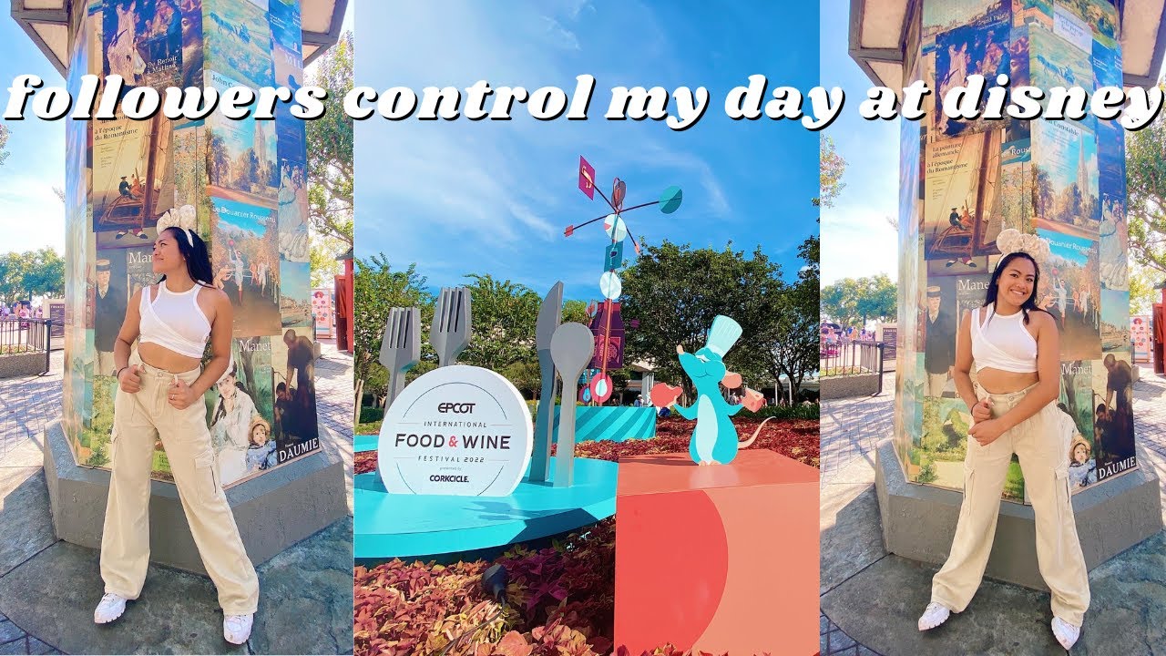 followers control my day at epcot || disney vlog 2022 || VeryNeko Collab