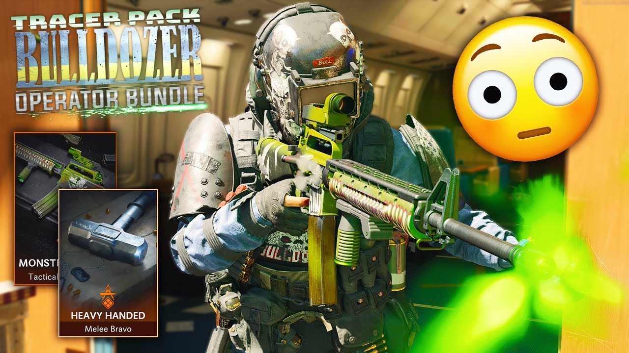 MONSTROUS GREEN TRACER ROUNDS + SLEDGEHAMMER = 🔥 (Black Ops Cold War Bulldozer Operator Bundle)