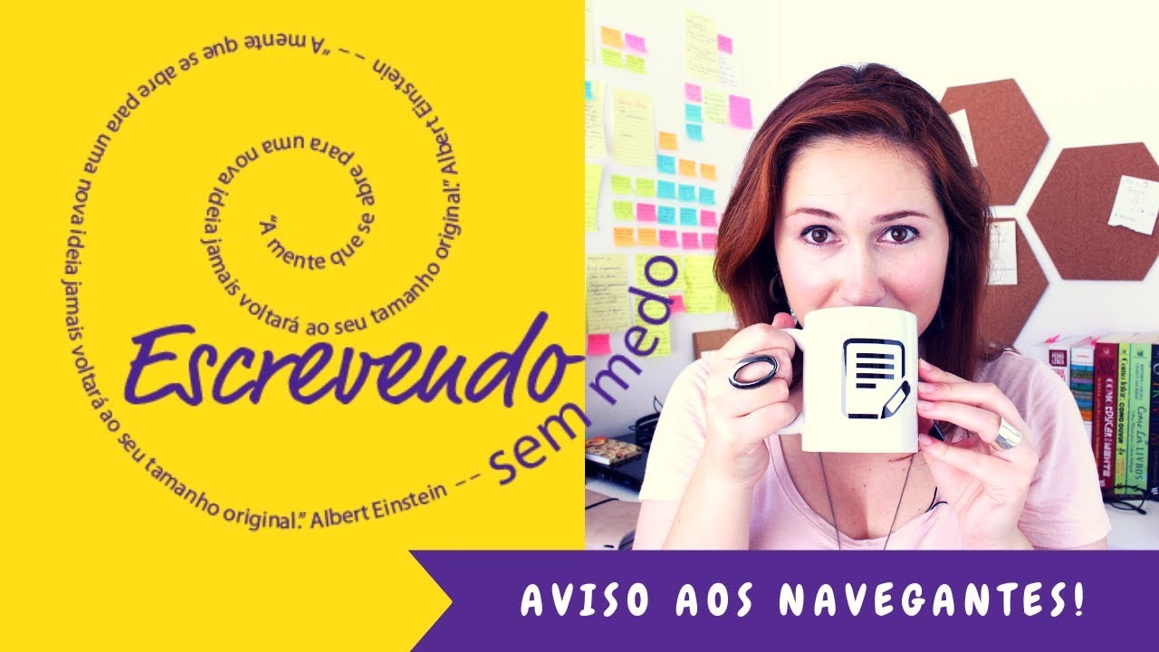 Escrevendo sem Medo! por Ana Pismel - Trailer do canal