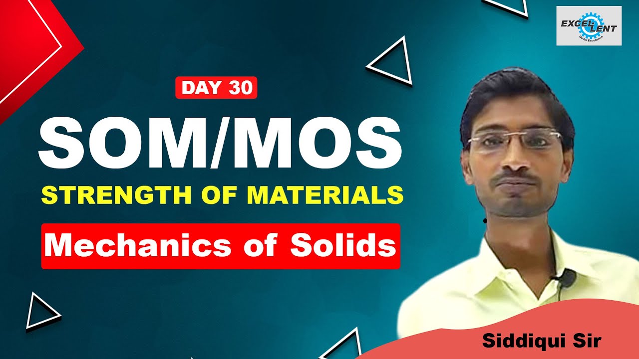 Day 30 II Mechanics of solids II SOM/MOS II Strength of Materials