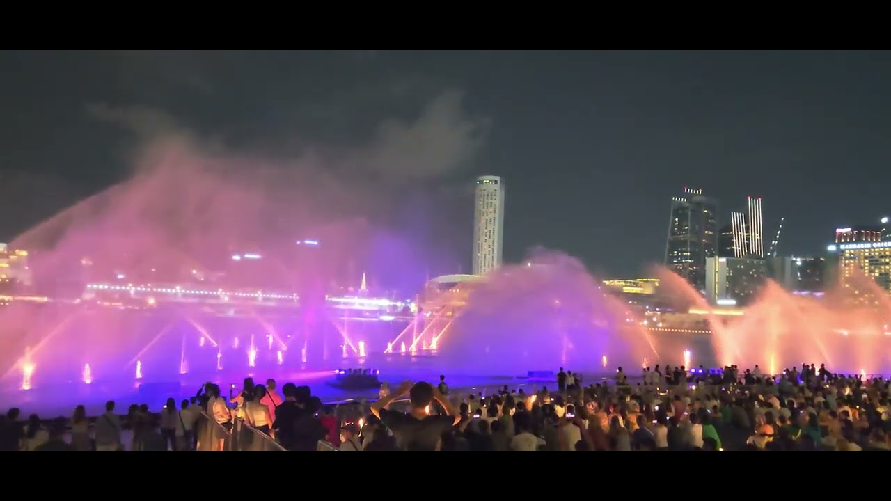 Marina Bay Sands Water & Light Show Singapore | Spectra Performance Full Video