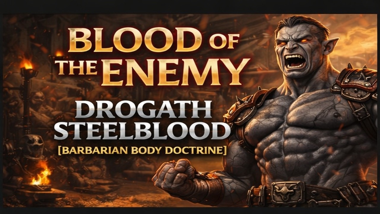 Barbarian Body Blueprint – Drogath Steelblood (Evil PR Campaign)