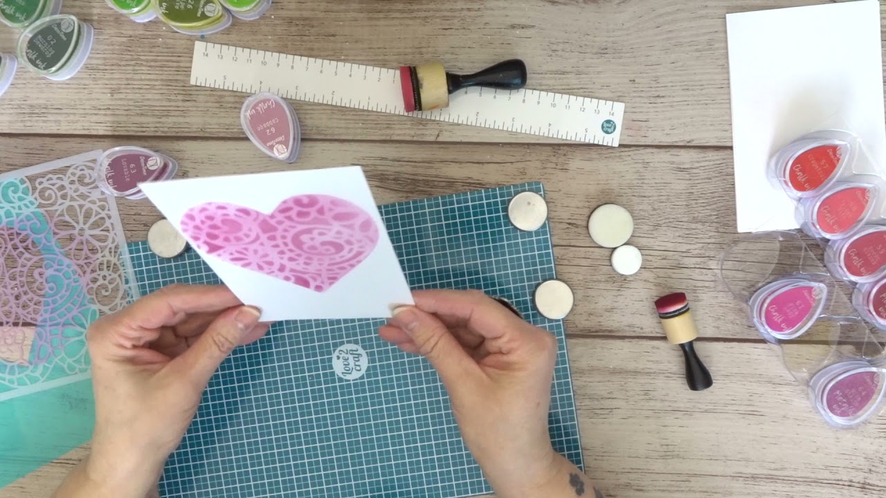 Magnetic stenciling tool van bij action testen