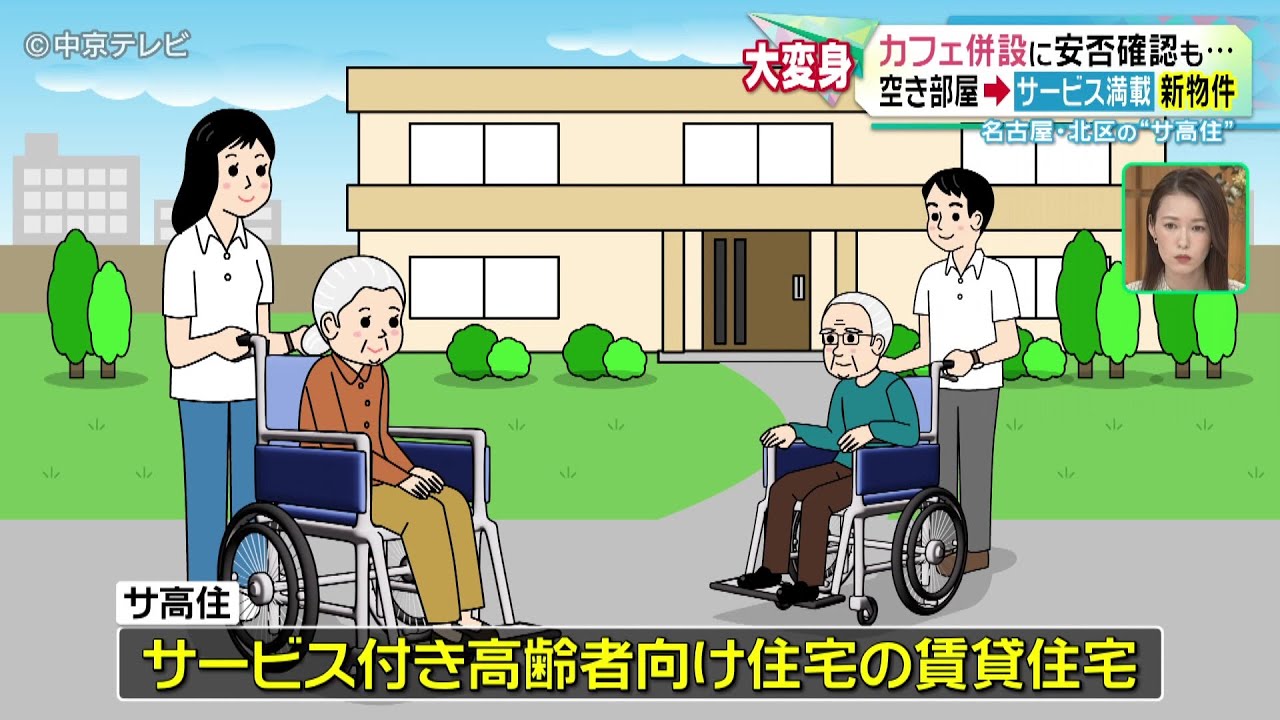 【サービス付き高齢者向けの賃貸住宅】空き部屋がサービス満載の新物件に　カフェ併設に安否確認も…