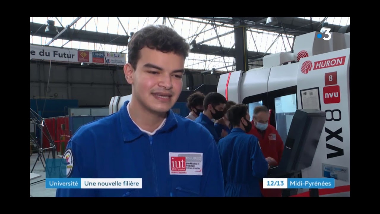 France 3 reportage BUT GMP &agrave; l'IUT de Toulouse