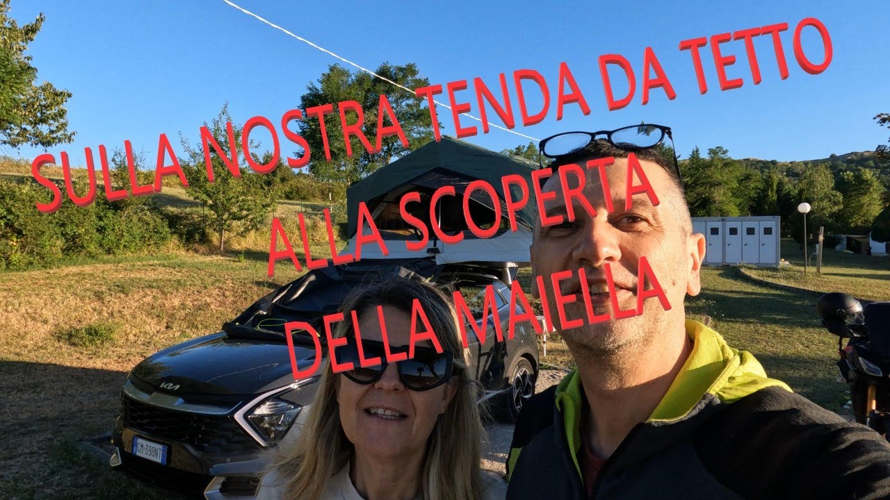 Sulla nostra tenda da tetto, MH500 fresh&black di decathlon, alla scoperta della Maiella.