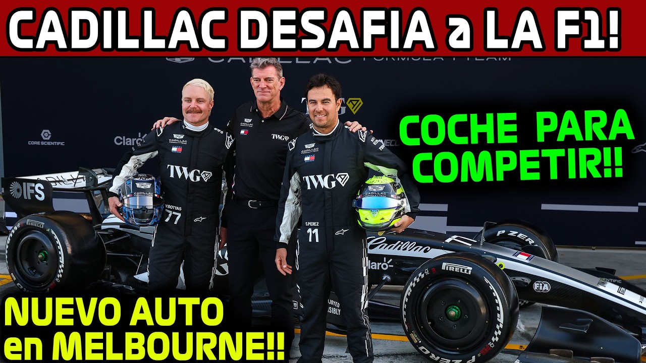 CADILLAC DESAFIA a LA F1!! 