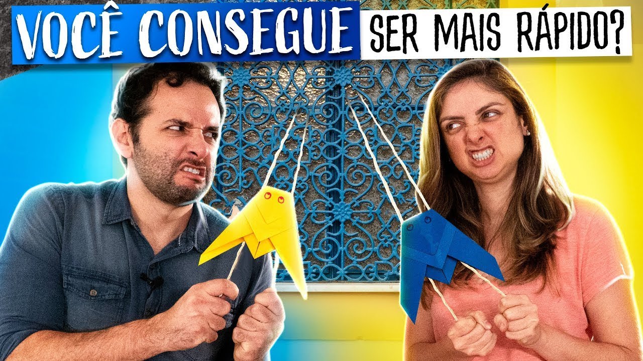 Fizemos uma CORRIDA DE ORIGAMI DE CIGARRAS em casa!