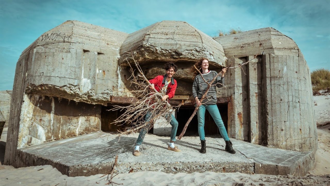 Conquering World War II Bunkers in Denmark (Hvide Sande)