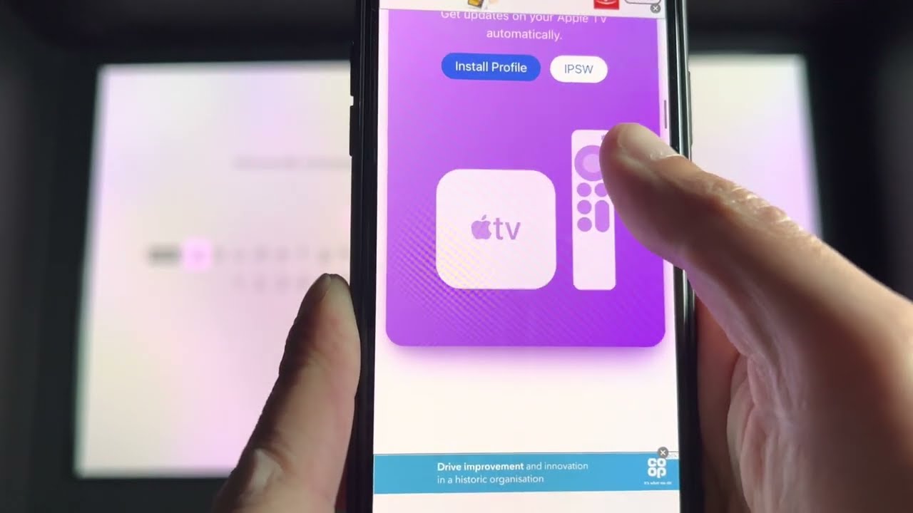 How to install tvOS 16 (no computer)
