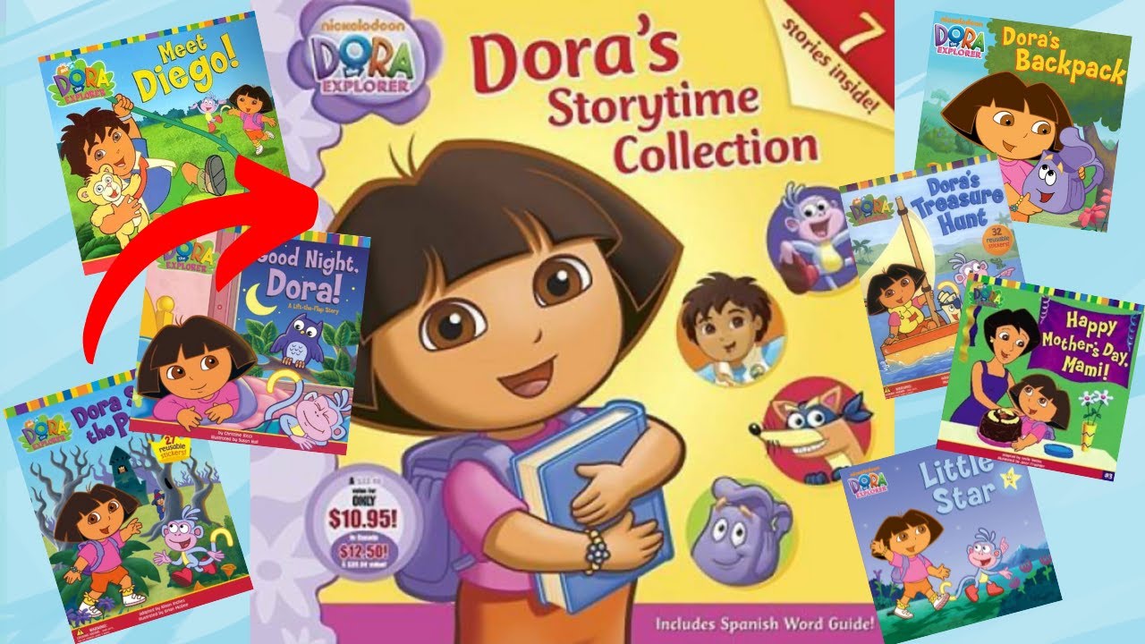 20 minutes Dora the Explorer: Dora’s Storytime Collection | 7 Stories Read-Aloud Audiobook 📚