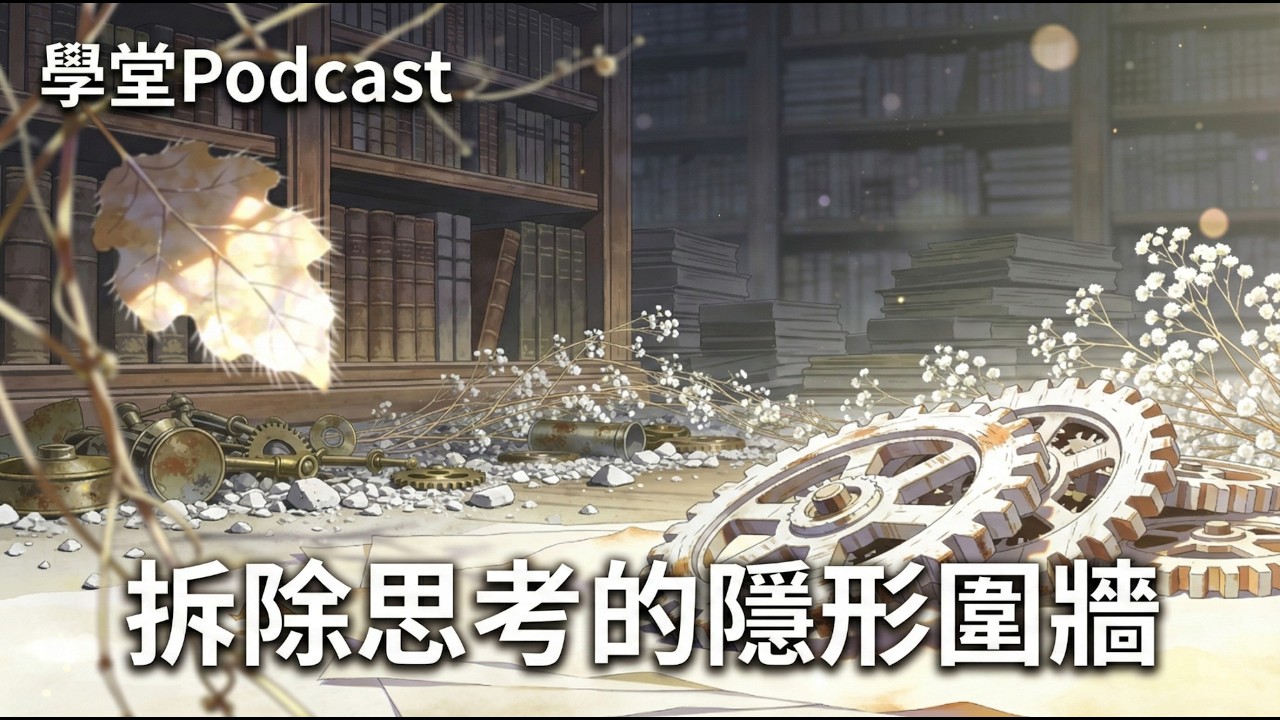 【學堂｜Podcast】拆除思考的隱形圍牆：從跨領域學習到系統性提問，徹底翻轉僵化邏輯
