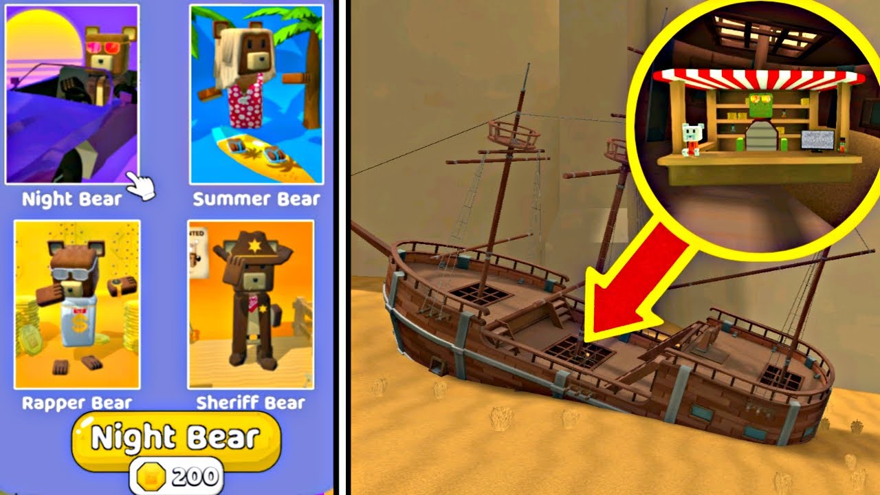 THE SECRET EASTER EGG IN SUPER BEAR ADVENTURE