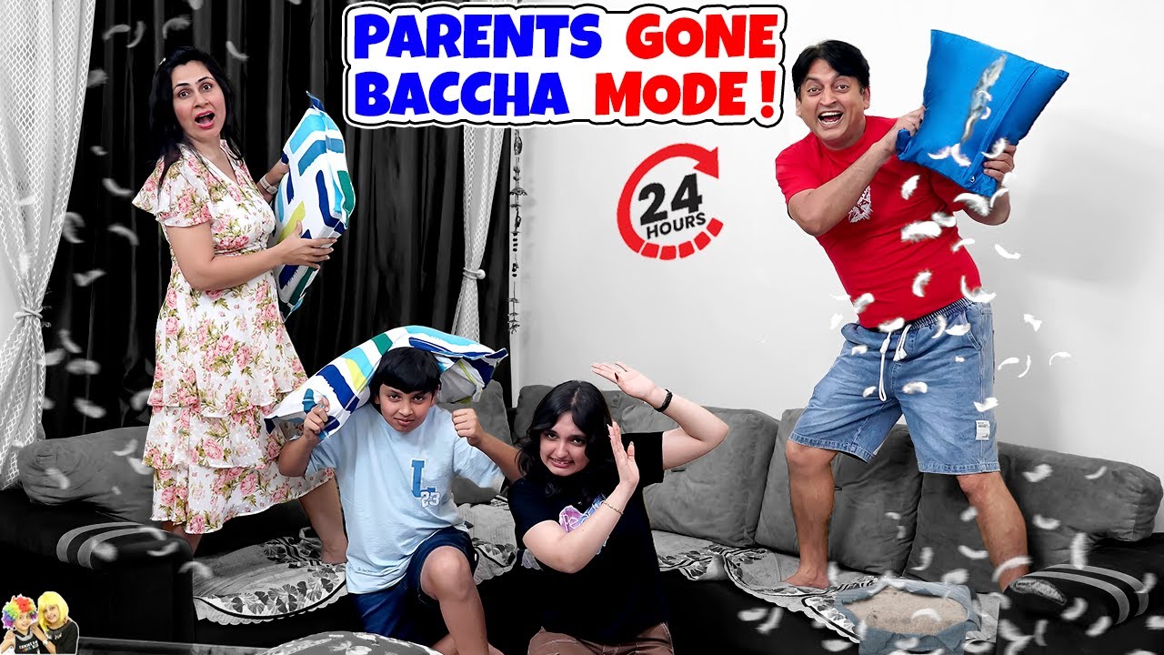 PARENTS GONE BACCHA MODE | Ep 650 | 24 hours | Aayu and Pihu Show