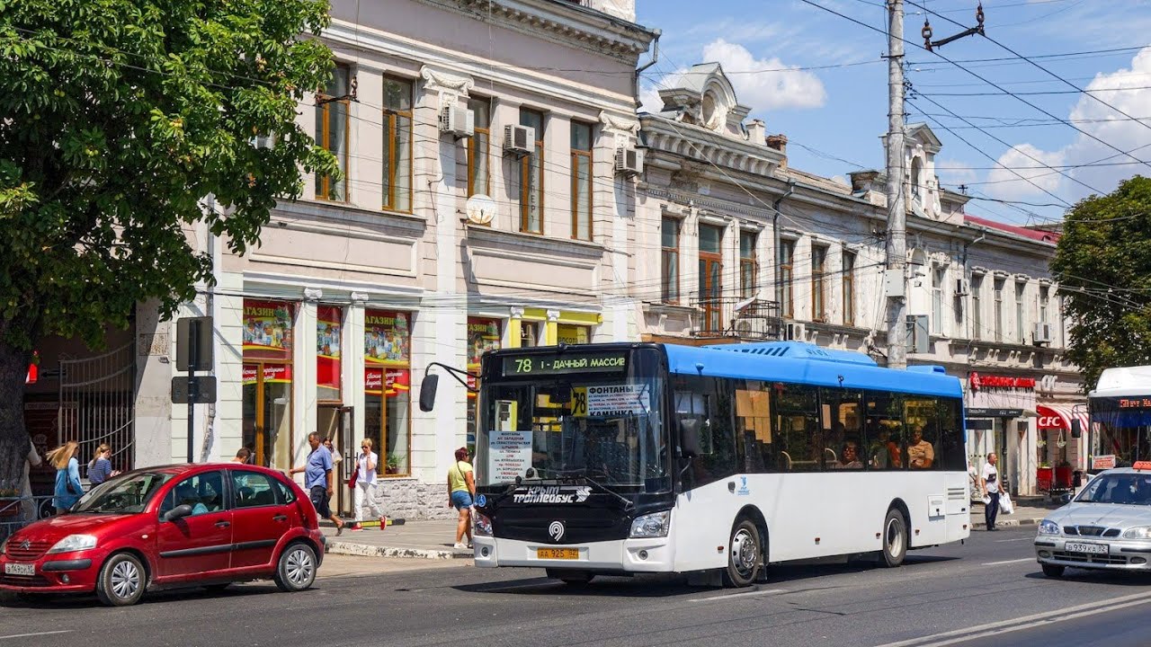 Поездка на ЛиАЗ-4292.60 (1-2-1) Маршрут 78 г. Симферополь 