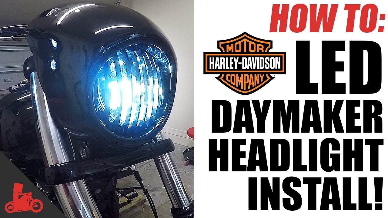 How To: Harley LED Daymaker Headlight Install