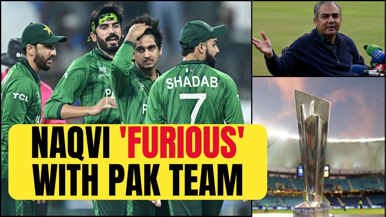 REVEALED: Why Mohsin Naqvi FLED stadium before Pakistan's loss to India in T20 WC