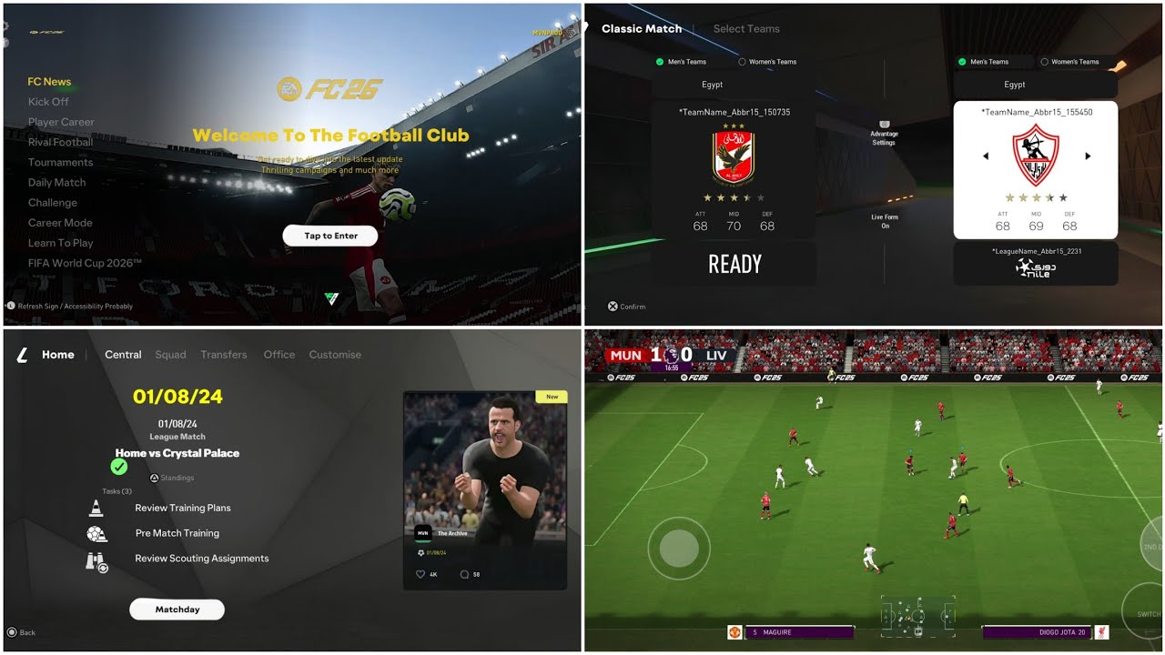 Режим карьеры! FIFA 16 MOD FC 25 Android Offline | Режим &laquo;Турнамент&raquo; и обновление FULL FACES Tran...
