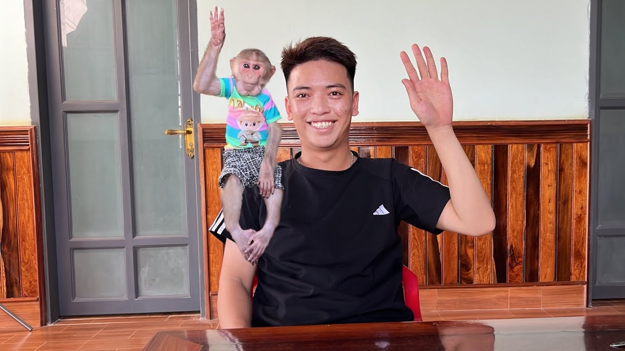 Monkey Luk and dad appear after a long time missing