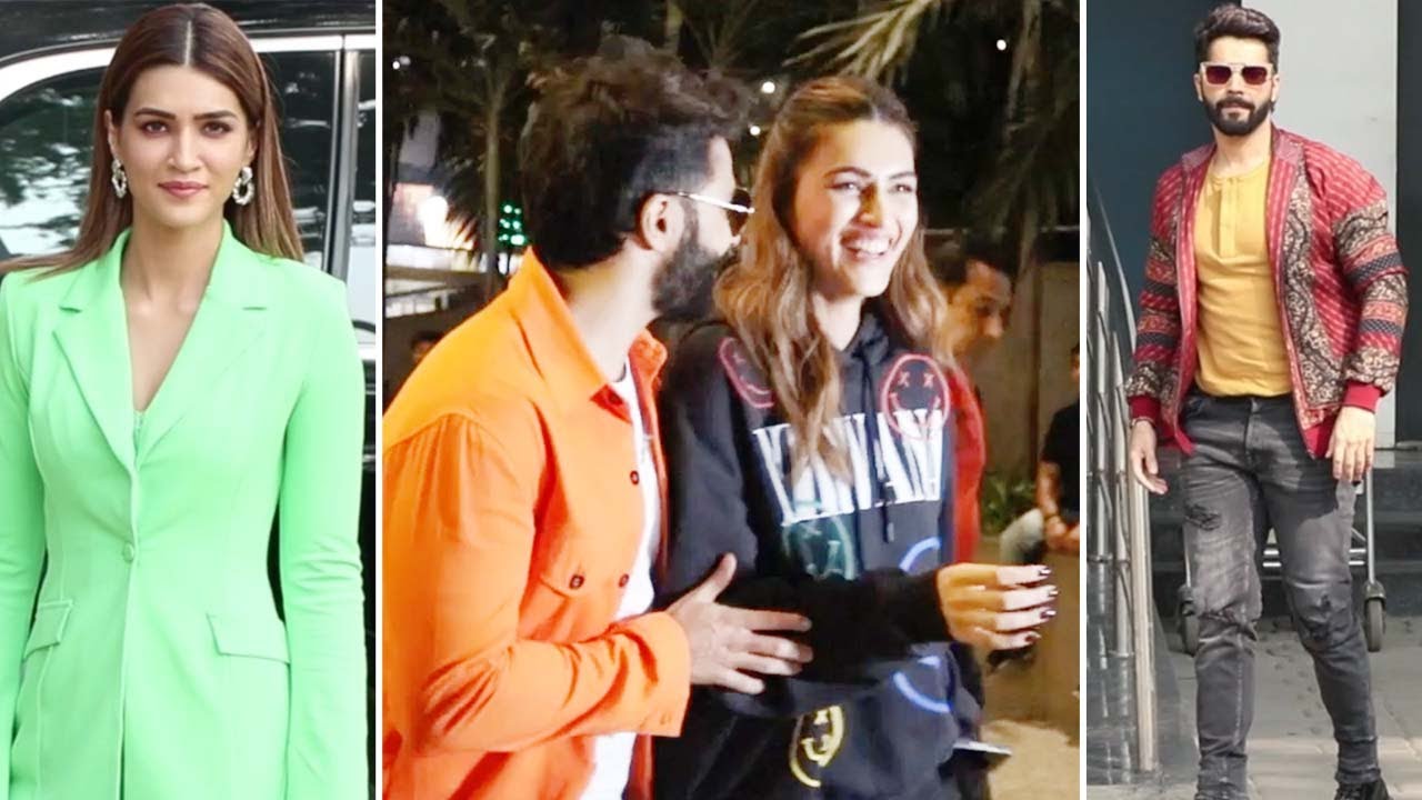 Varun Dhawan और Kriti Sanon दिखे एयरपोर्ट पर, पैपराजी बोले Varun को... एक बार Bhediya की आवाज...