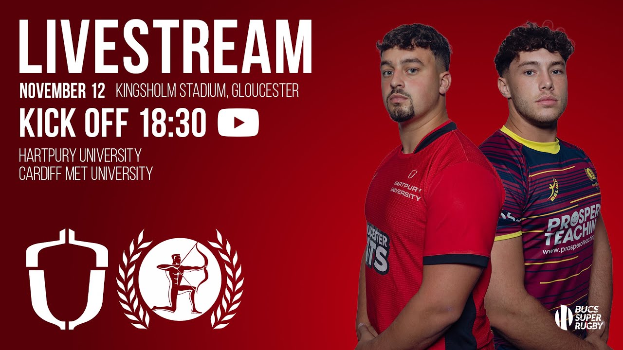 Hartpury vs Cardiff Met | Men's BUCS Super Rugby | Round 7
