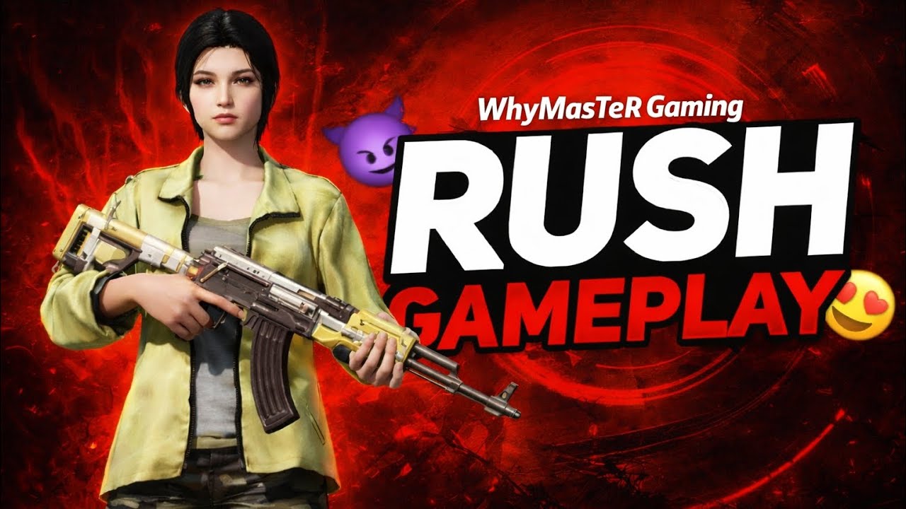 No Fear Only Rush 😎 | Dominating the Lobby | BGMI WhyMasTer Gaming 