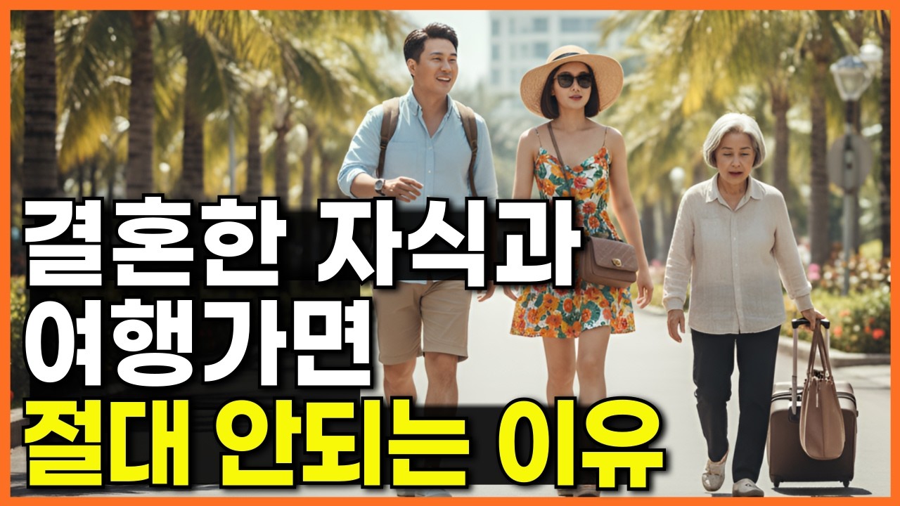 자식 가족과 여행 다시는 절대 안 가겠다고 한 엄마 | 결혼한 자식이랑 절대로 여행가면 안되는 이유| 행복한노후 | 삶의지혜 | 오디오북