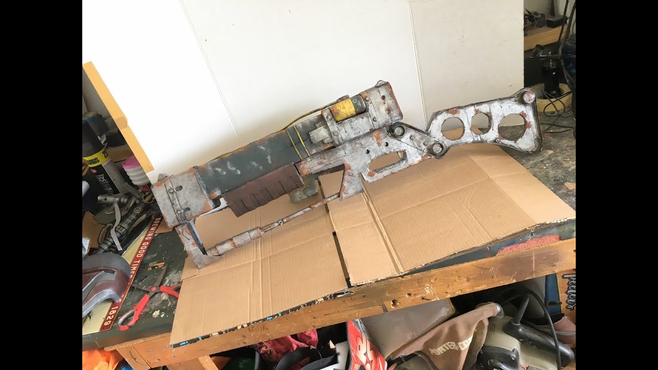 How to make a Fallout Laser Rifle out of Cardboard