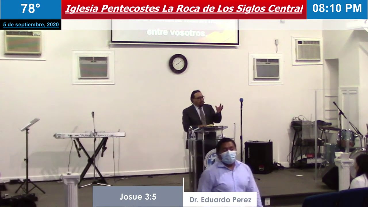 Predicacion por el Dr. Eduardo Perez: Predicacion en Josue 3:5