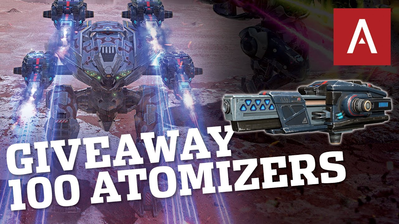 🔴 War Robots - NEW WEAPON GIVEAWAY (100 Atomizers) | WR Live Stream Gameplay