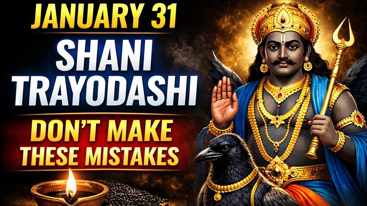 జనవరి 31 శని త్రయోదశి రోజు ఇవి చేస్తే కష్టాలు తప్పవు | ఈ రోజున ఈ నియమాలు పాటిస్తే శుభఫలితాలు ఖాయం