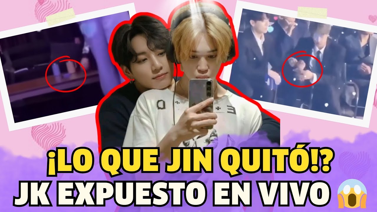 JIKOOK CONFIRMADO💜 ¿QUÉ OCULTÓ JIN EN EL LIVE DE JUNGKOOK Y POR QUÉ LO RETIRÓ EN 0.3 SEGUNDOS?