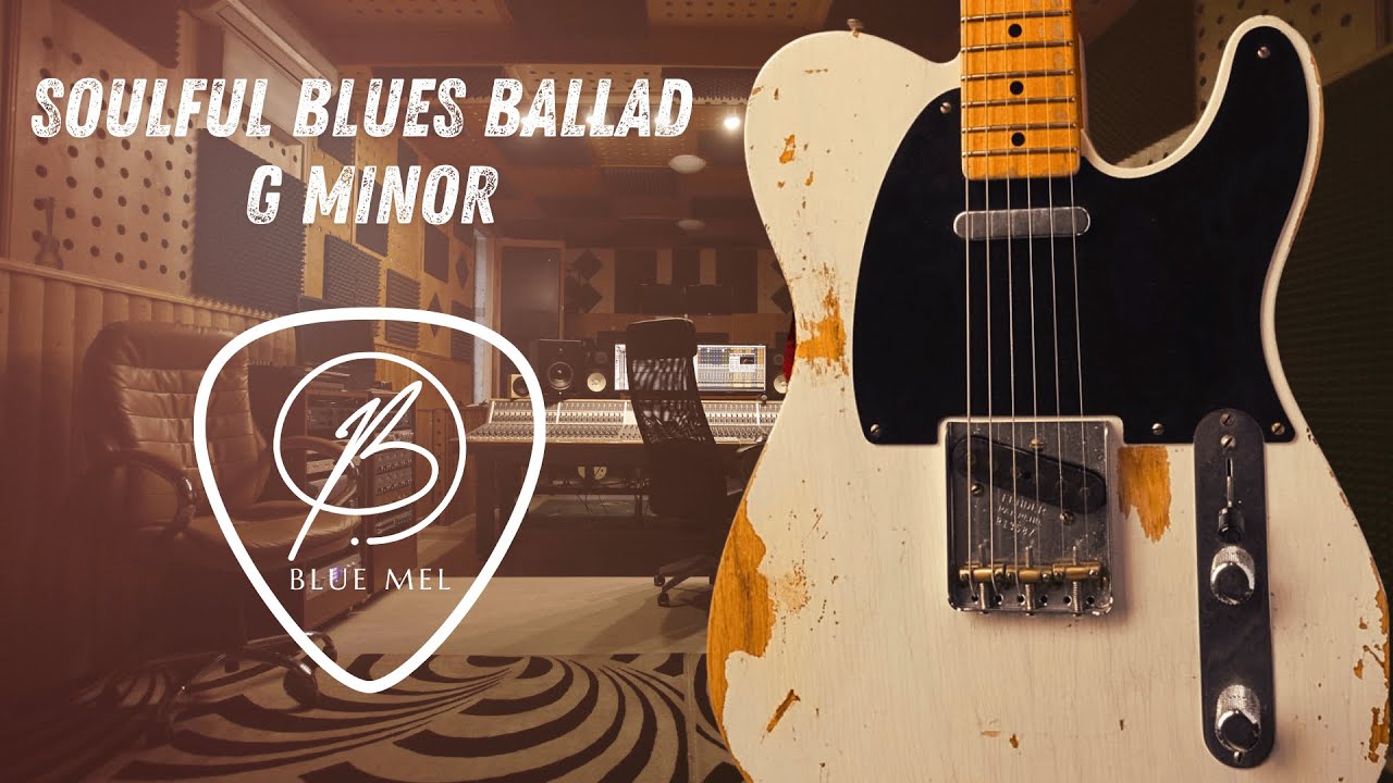 Soulful Blues Ballad  G minor | Jam Backing Track
