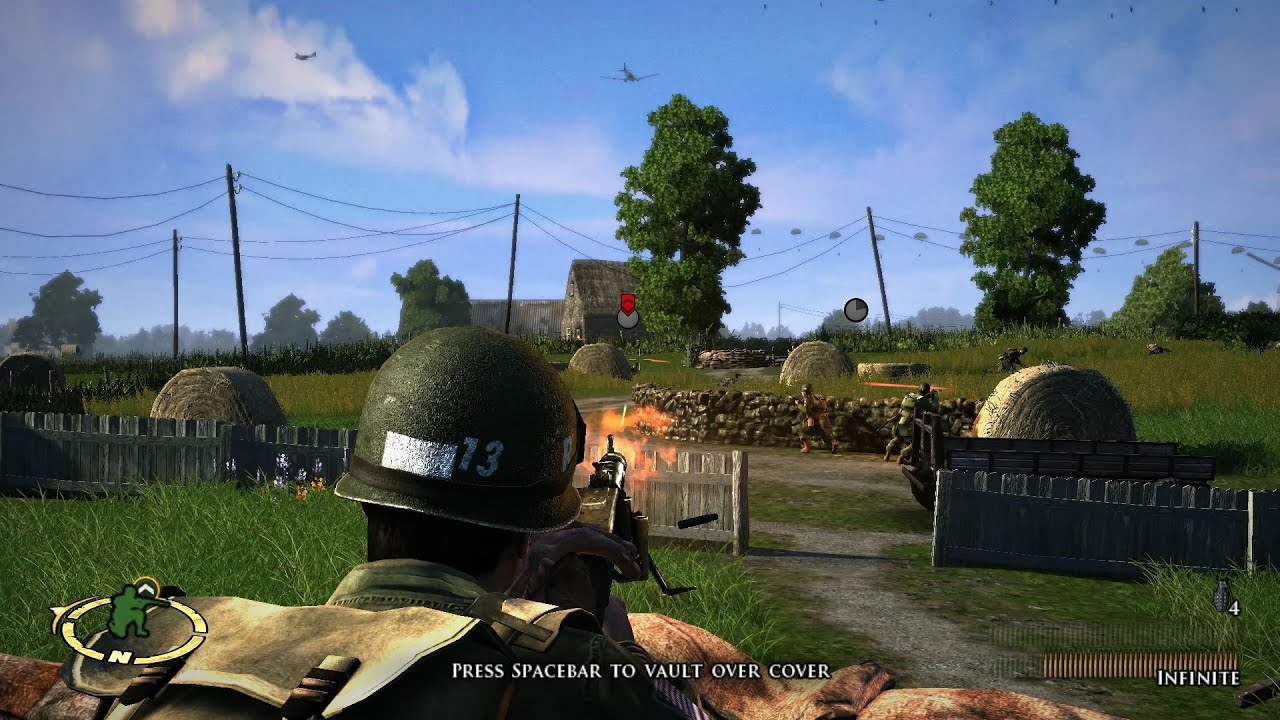 Brothers in Arms Hell's Highway - Full Gameplay [PC][1080p-60fps]