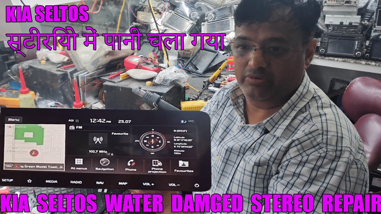 How to repair Kia Seltos Water Damaged Set | Touch Not Working | Display Not Working | ACA #kia