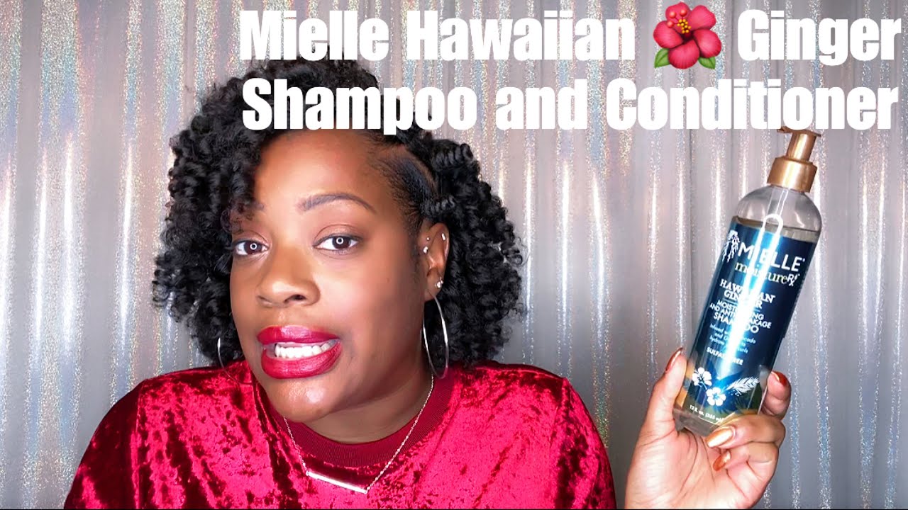 NEW! Mielle Moisture Rx Hawaiian Ginger Shampoo and Conditioner | REVIEW and DEMO