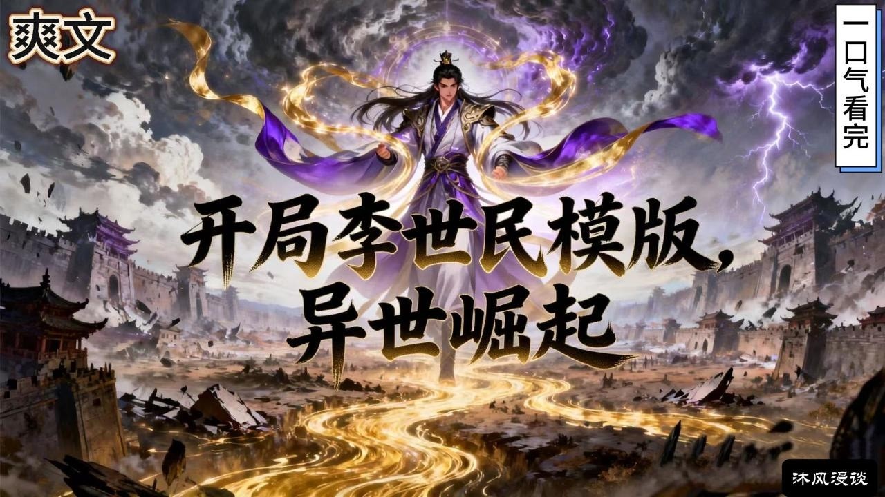 完结《开局李世民模板，异世崛起》一个刚毕业的大学生李泽民，一朝穿越成李府二公子，得到了穿越者必备的系统，开局获得李世民模板，且看他如何在玄武大陆掀起风云……動漫 #穿越#有声漫画#爽文#玄幻 #无敌