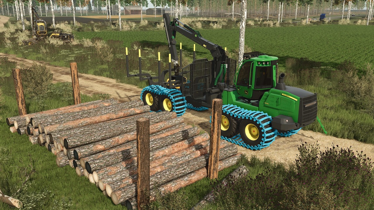 Some pine loads this time | EP. 6 | Fs25 Timelapse | Põllu Küla