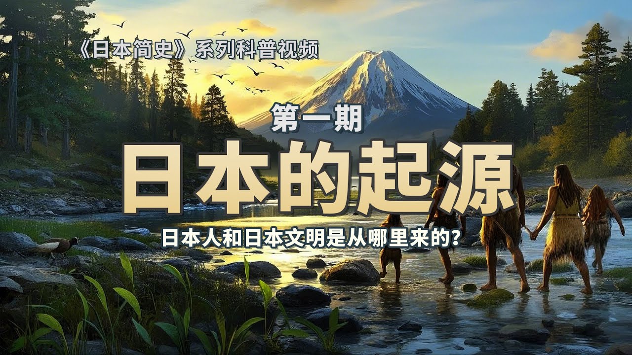 日本的起源：日本人和日本文明是从哪里来的？｜《日本简史》第一期