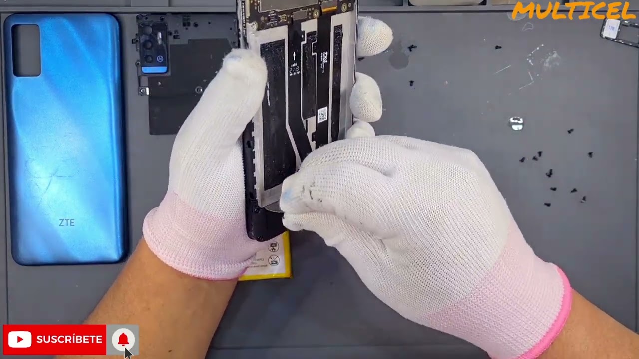 ZTE A71 CAMBIAR BATERIA Y PLACA DE CARGA.