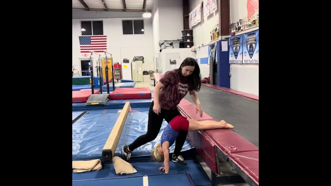 Gymnastics: Beginner handstand drills