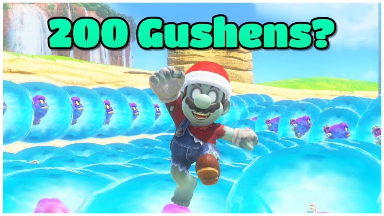Putting the HIGHEST NUMBER of Gushens POSSIBLE into a Level in Mario Odyssey