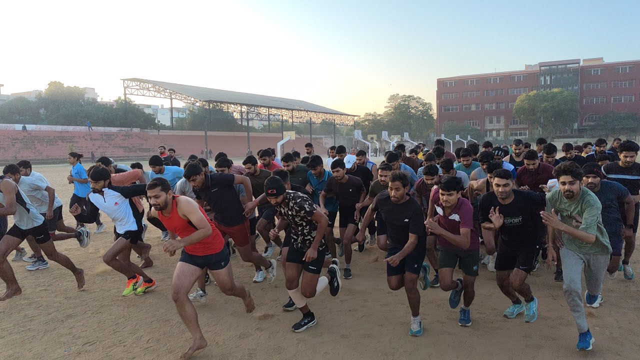 दिल्ली पुलिस कांस्टेबल 1600 मीटर लाइव रनिंग चित्रकूट स्टेडियम